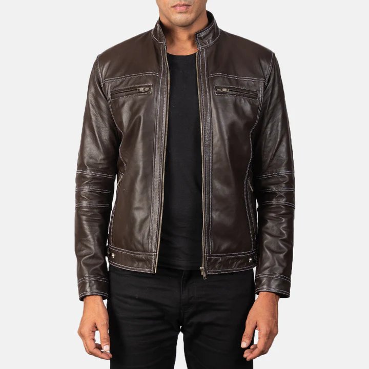 Youngster Black Leather Biker Jacket