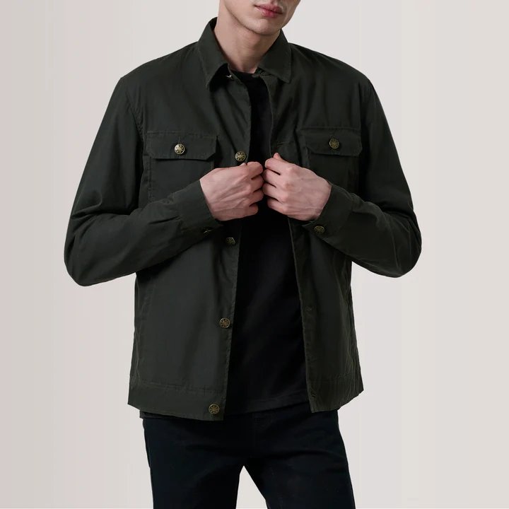 Irwin Olive Waxed Canvas Field Jacket
