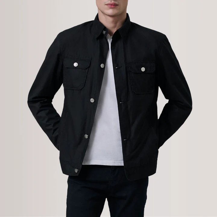 Irwin Black Waxed Canvas Field Jacket