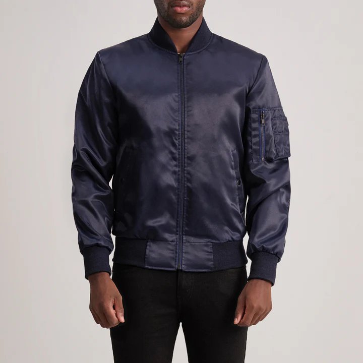Quinton MA-1 Blue Bomber Jacket