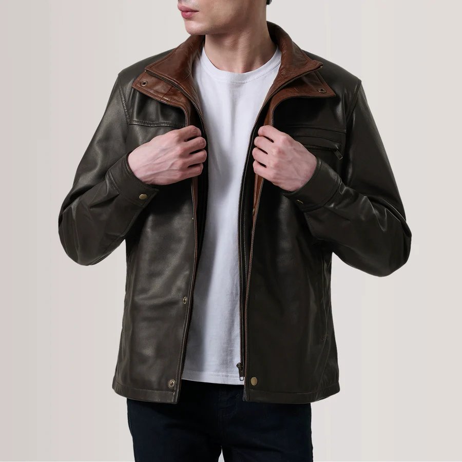 Sean Brown Leather Classic Jacket